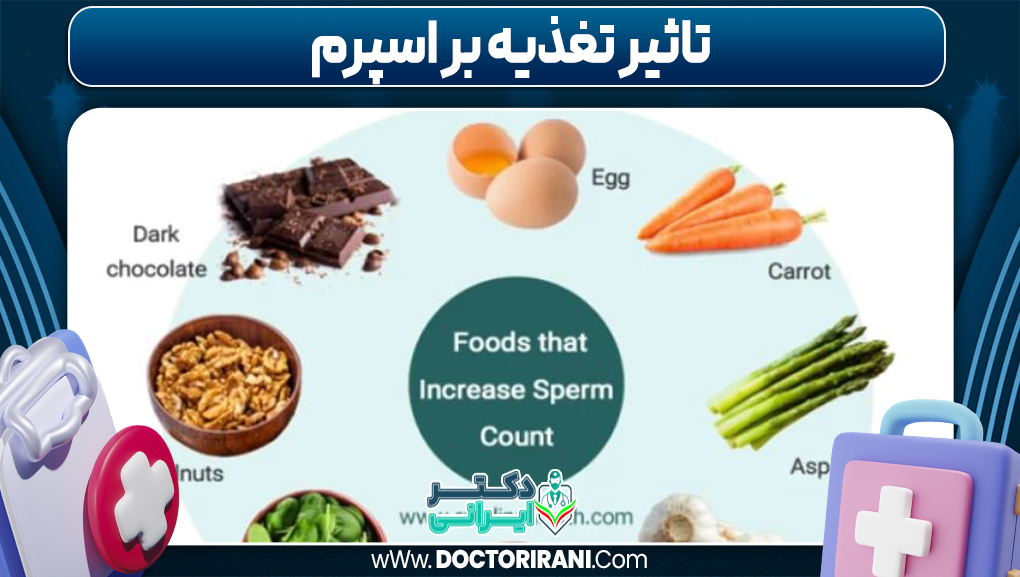 تاثیر تغذیه بر اسپرم